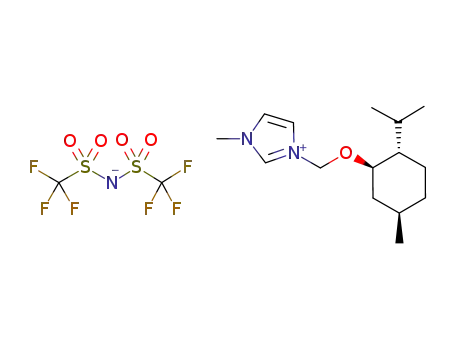 1-[(1′S,2′R,5′S)-(+)-menthoxymethyl]-3-methylimidazolium bis(trifluoromethylsulfonyl)imide