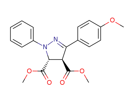 (4RS,5SR)-dimethyl 3-(4-methoxyphenyl)-1-phenyl-4,5-dihydro-1H-pyrazole-4,5-dicarboxylate