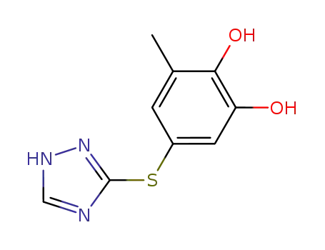 5-(1H-1,2,4-triazol-3-ylthio)-3-methylbenzen-1,2-diol