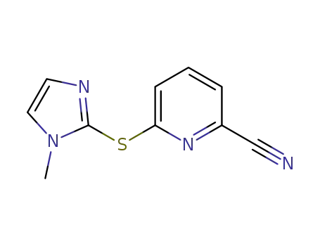 2-Cyano-6-(1-methyl-1H-imidazol-2-yl)thiopyridine