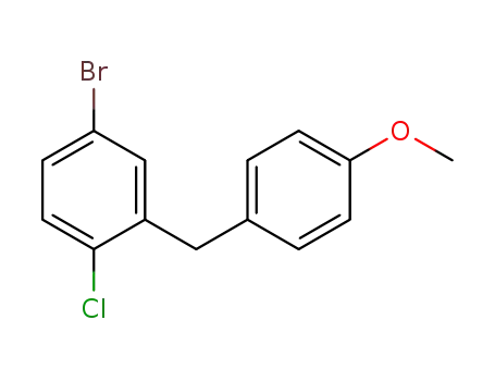 4-bromo-1-chloro-2-(4-methoxybenzyl)benzene