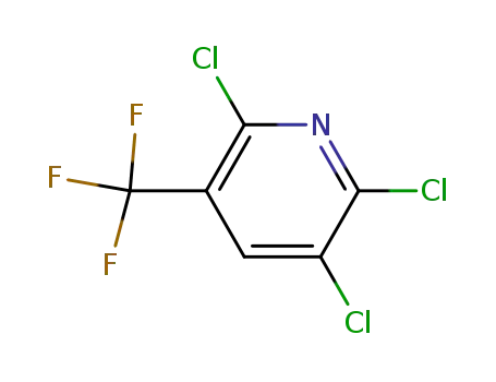 Molecular Structure of 80289-91-4 (2,5,6-TRICHLORO-3-TRIFLUOROMETHYLPYRIDINE)