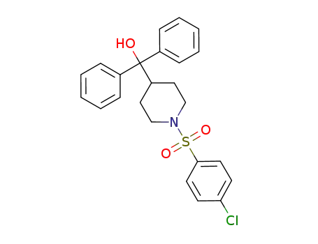 [1-(4-chloro-benzenesulfonyl)-piperidin-4-yl]-diphenylmethanol