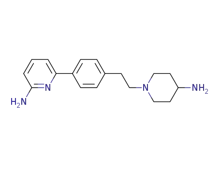 6-{4-[2-(4-Amino-piperidin-1-yl)-ethyl]-phenyl}-pyridin-2-ylamine