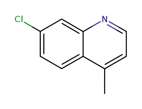 Molecular Structure of 40941-53-5 (7-chloro-4-methylquinoline)