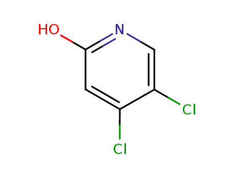 Molecular Structure of 856965-66-7 (4,5-Dichloro-2-hydroxypyridine)