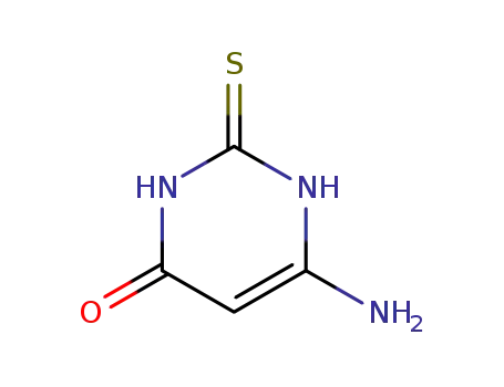 Molecular Structure of 1004-40-6 (6-Aminothiouracil)