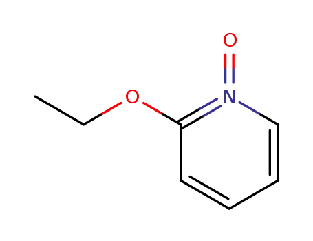 Molecular Structure of 3445-09-8 (Pyridine, 2-ethoxy-, 1-oxide)