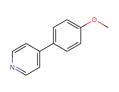 Molecular Structure of 5938-16-9 (4-(4-Methoxyphenyl)pyridine)