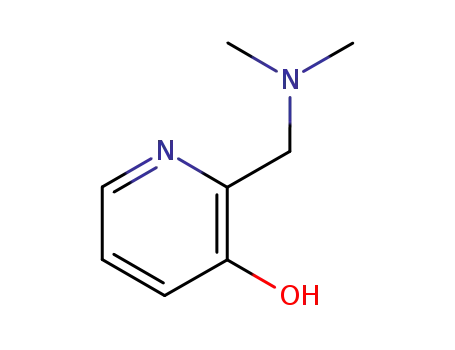 Molecular Structure of 2168-13-0 (2-(Dimethylaminomethyl)-3-hydroxypyridine)