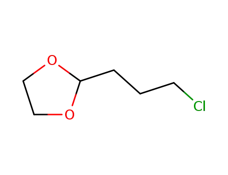 Molecular Structure of 16686-11-6 (2-(3-CHLOROPROPYL)-1,3-DIOXOLANE)