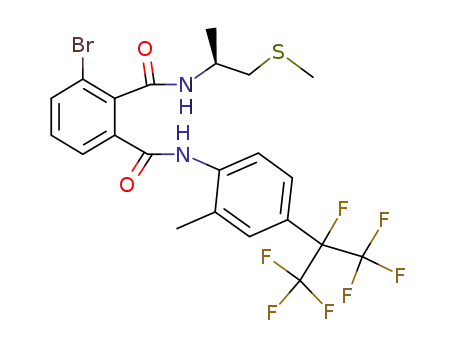 3-bromo-N2-[(1S)-1-methyl-2-(methylthio)ethyl]-N1-{2-methyl-4-[1,2,2,2-tetrafluoro-1-(trifluoromethyl)ethyl]phenyl}phthalamide