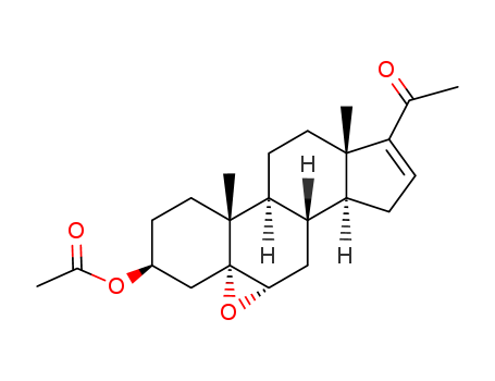 20-Oxo-5α,6α-epoxypregna-16-ene-3β-ol acetate