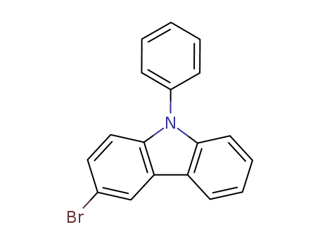 1153-85-1,3-Bromo-9-phenylcarbazole,3-Bromo-9-phenyl-9H-carbazole;3-Bromo-9-phenylcarbazole;Carbazole,3-bromo-9-phenyl- (8CI);