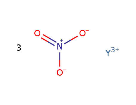 Molecular Structure of 13494-98-9 (YTTRIUM NITRATE HEXAHYDRATE)