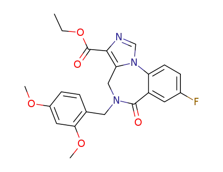 ethyl 5-(2,4-dimethoxybenzyl)-8-fluoro-5,6-dihydro-6-oxo-4H-imidazo[1,5-a][1,4]benzodiazepine-3-carboxylate