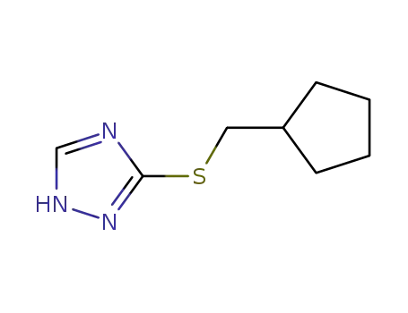 cyclopentylmethyl 1,2,4-triazol-3-yl sulfide