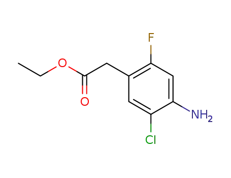 ethyl 2-(4-amino-5-chloro-2-fluorophenyl)acetate