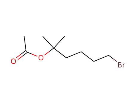 6-bromo-2-methylhexan-2-yl acetate