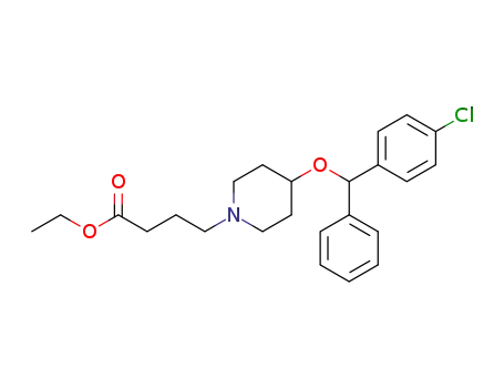 ethyl 4-[4-[(4-chlorophenyl)-phenylmethoxy]-1-piperidyl]butanoate