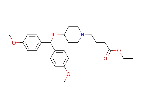 ethyl 4-[4-[bis(4-methoxyphenyl)-methoxy]-1-piperidyl]butanoate
