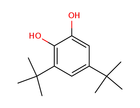 Molecular Structure of 1020-31-1 (3,5-Di-tert-butylcatechol)
