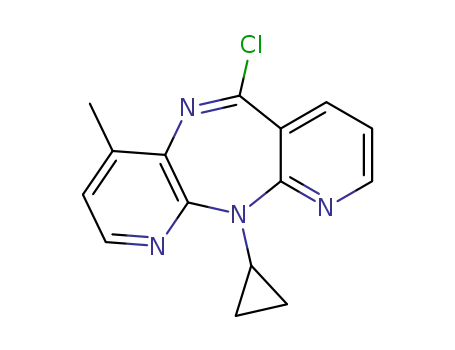 6-chloro-11-cyclopropyl-4-methyl-11H-dipyrido[3,2-b:2',3'-e][1,4]diazepine