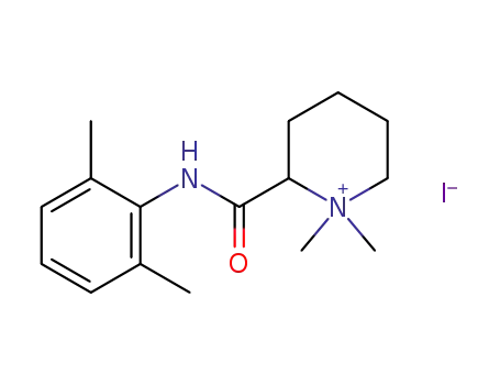 2-{[(2,6-Dimethylphenyl)amino]carbonyl}-1,1-dimethylpiperidinium iodide