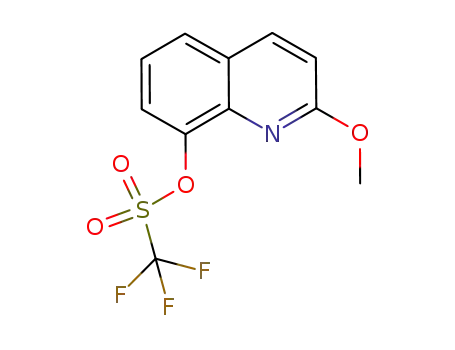 1,1,1-trifluoromethanesulfonic acid 2-methoxyquinolin-8-yl ester
