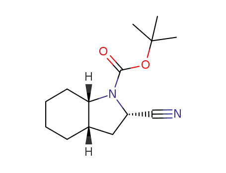 (2S,3aS,7aS)-2-cyano-octahydro-indole-1-carboxylic acid 1-tert-butyl ester