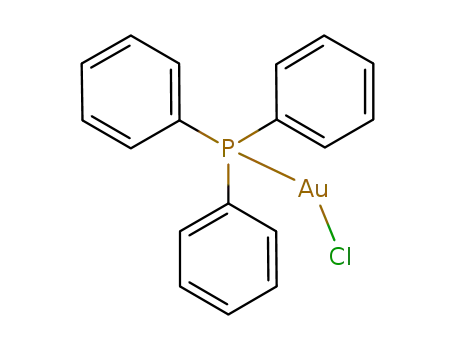 Molecular Structure of 14243-64-2 (Chloro(triphenylphosphine)gold)