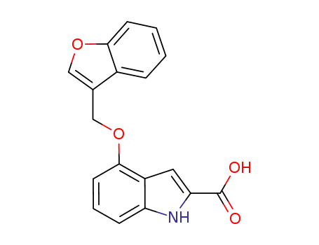 4-(benzofuran-3-ylmethoxy)-1H-indole-2-carboxylic acid