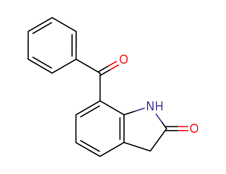Molecular Structure of 51135-38-7 (7-BENZOYL-1,3-DIHYDRO-INDOL-2-ONE)