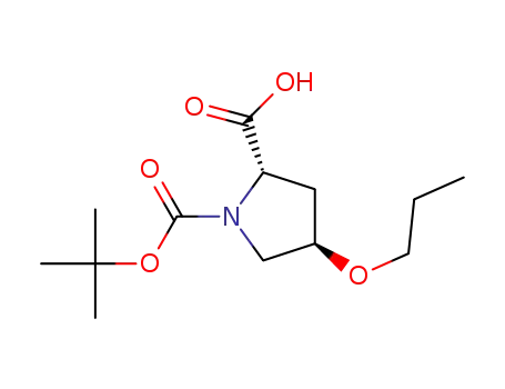 (2S,4R)-1-(tert-butoxycarbonyl)-4-propoxypyrrolidine-2-carboxylic acid