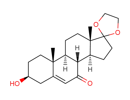 (3S,8R,9S,10R,13S,14S)-3-hydroxy-10,13-dimethyl-1,3,4,8,9,10,11,12,13,14,15,16-dodecahydrospiro[cyclopenta[a]phenanthrene-17,2'-[1,3]dioxolan]-7(2H)-one