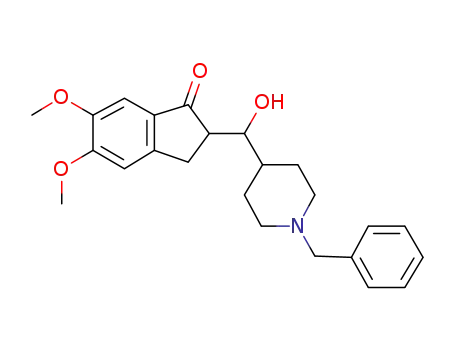 2-((1-benzyl-piperidin-4-yl)-hydroxymethyl)-5,6-dimethoxyindan-1-one