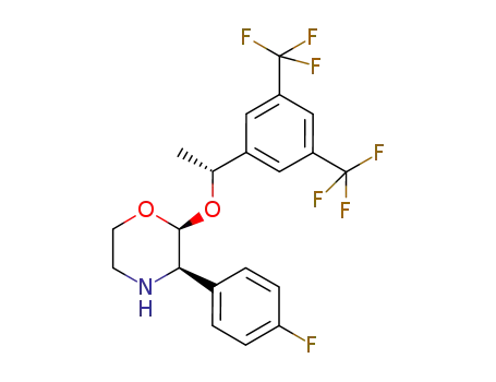 (2S,3R)-2-[(1R)-1-(3,5-bis-trifluoro-methylphenyl)ethoxy]-3-(4-fluorophenyl)morpholine