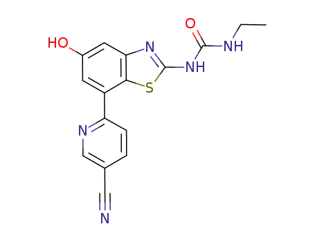 1-[7-(5-cyanopyridin-2-yl)-5-hydroxybenzothiazol-2-yl]-3-ethylurea