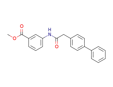 3-(2-biphenyl-4-yl-acetyl-amino)-benzoic acid methyl ester