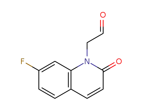 (7-fluoro-2-oxo-1(2H)-quinolinyl)acetaldehyde