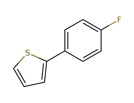Molecular Structure of 58861-48-6 (2-(4-FLUOROPHENYL)THIOPHENE)