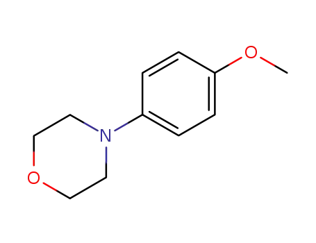 Molecular Structure of 27347-14-4 (4-(4-METHOXY-PHENYL)-MORPHOLINE)