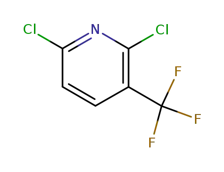 Molecular Structure of 55304-75-1 (2,6-Dichloro-3-(trifluoromethyl)pyridine)