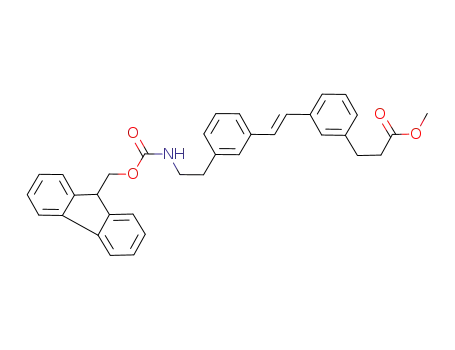 methyl trans-3-{3-[2-[3-[2-(9H-fluoren-9-ylmethoxycarbonylamino)ethyl]phenyl]vinyl]phenyl}propionate