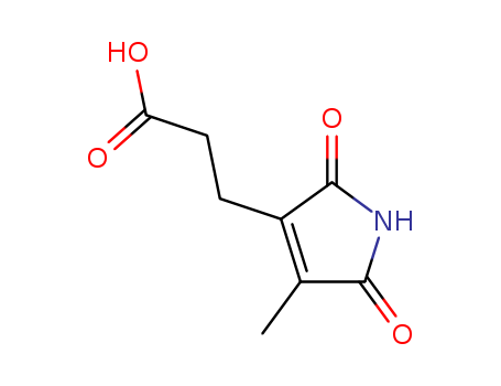 487-65-0,hematinic acid,3-Pyrroline-3-propionicacid, 4-methyl-2,5-dioxo- (6CI,7CI,8CI); Biliverdic acid; Hematinic acid