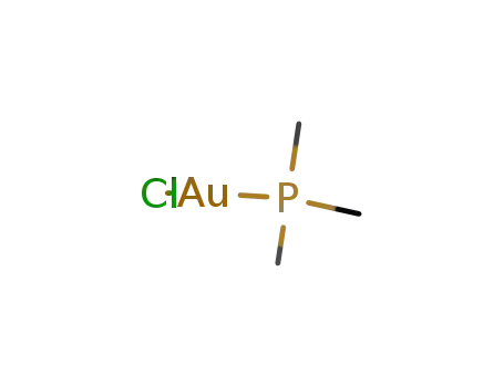 Molecular Structure of 15278-97-4 (CHLORO(TRIMETHYLPHOSPHINE)GOLD(I))
