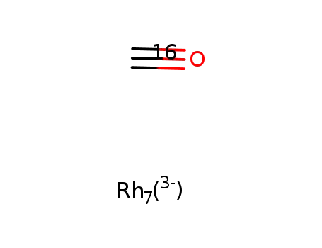 Rh7(3-)*16CO={Rh7(CO)16}(3-)