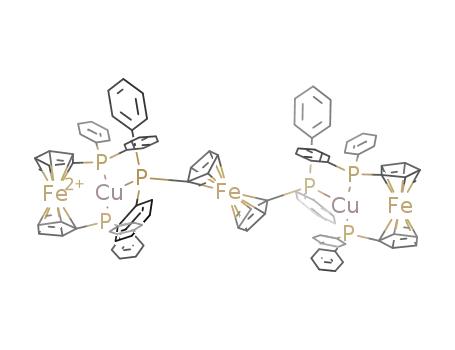 [Cu2(1,1′-bis(diphenylphosphino)ferrocene)(1,1′-bis(diphenylphosphino)ferrocene)2](BF4)2