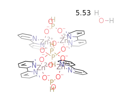 [Zn4(HPO3)4(2,2'-bipyridine)4]2*5.53H2O