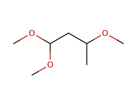 Molecular Structure of 10138-89-3 (1,1,3-Trimethoxybutane)